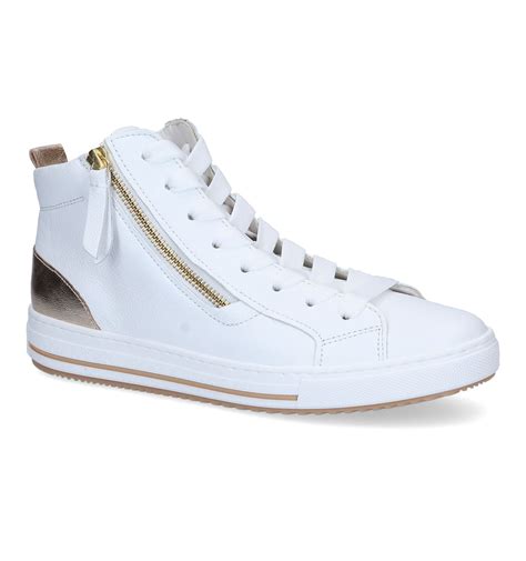 witte hoge sneakers dames